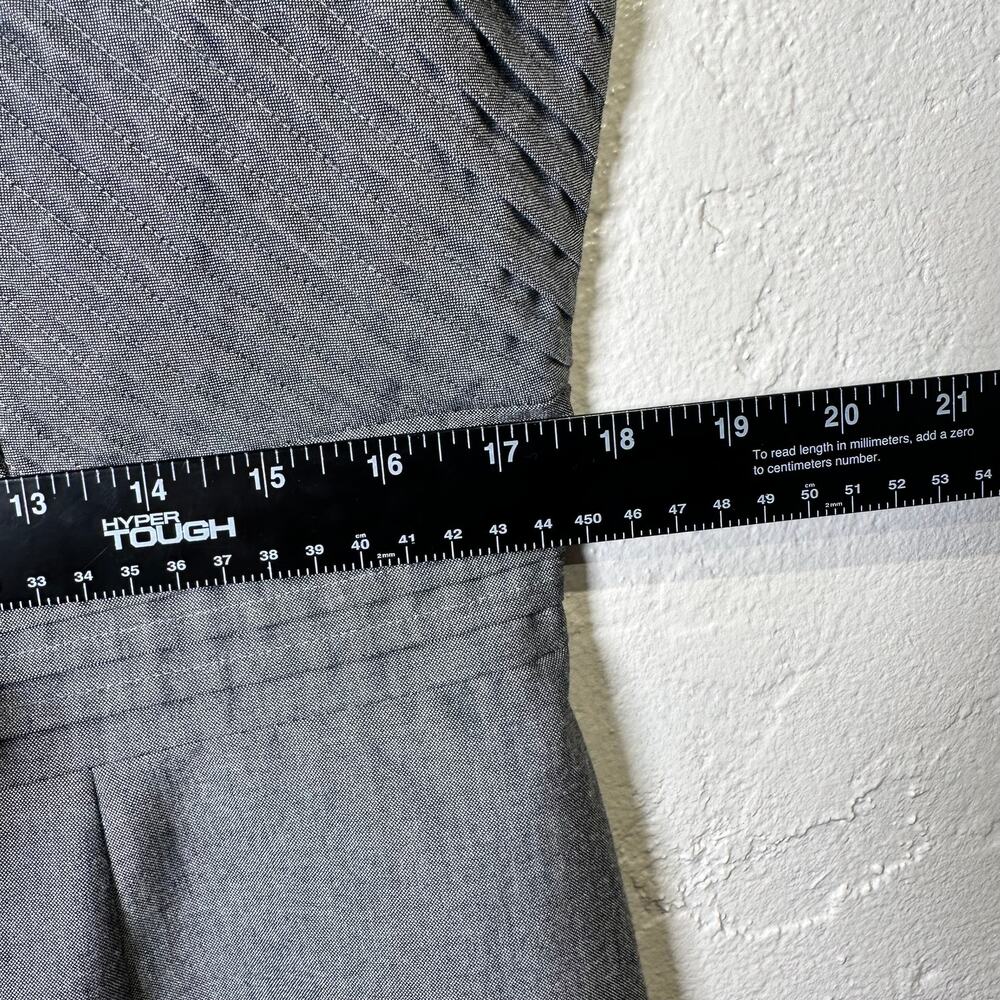 Tahari Arthur S. Levine 14 Fitted Sheath Dress Gray Professional Minimalist - Picture 5 of 7